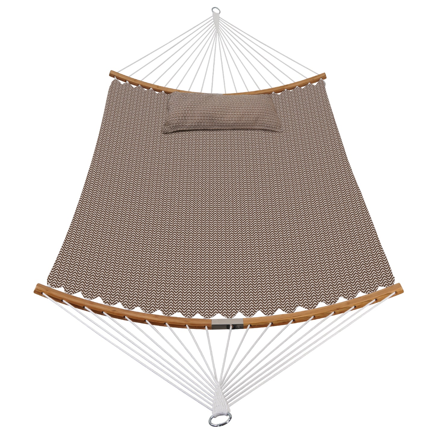 Patio watcher bend  hammock jacquard with bamboo