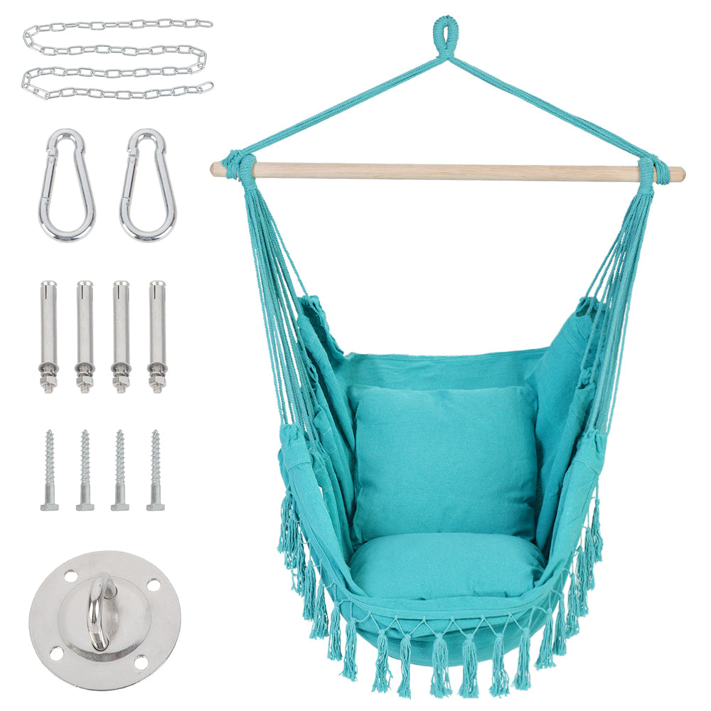 Patio Watcher patio hanging swing chair with cotton