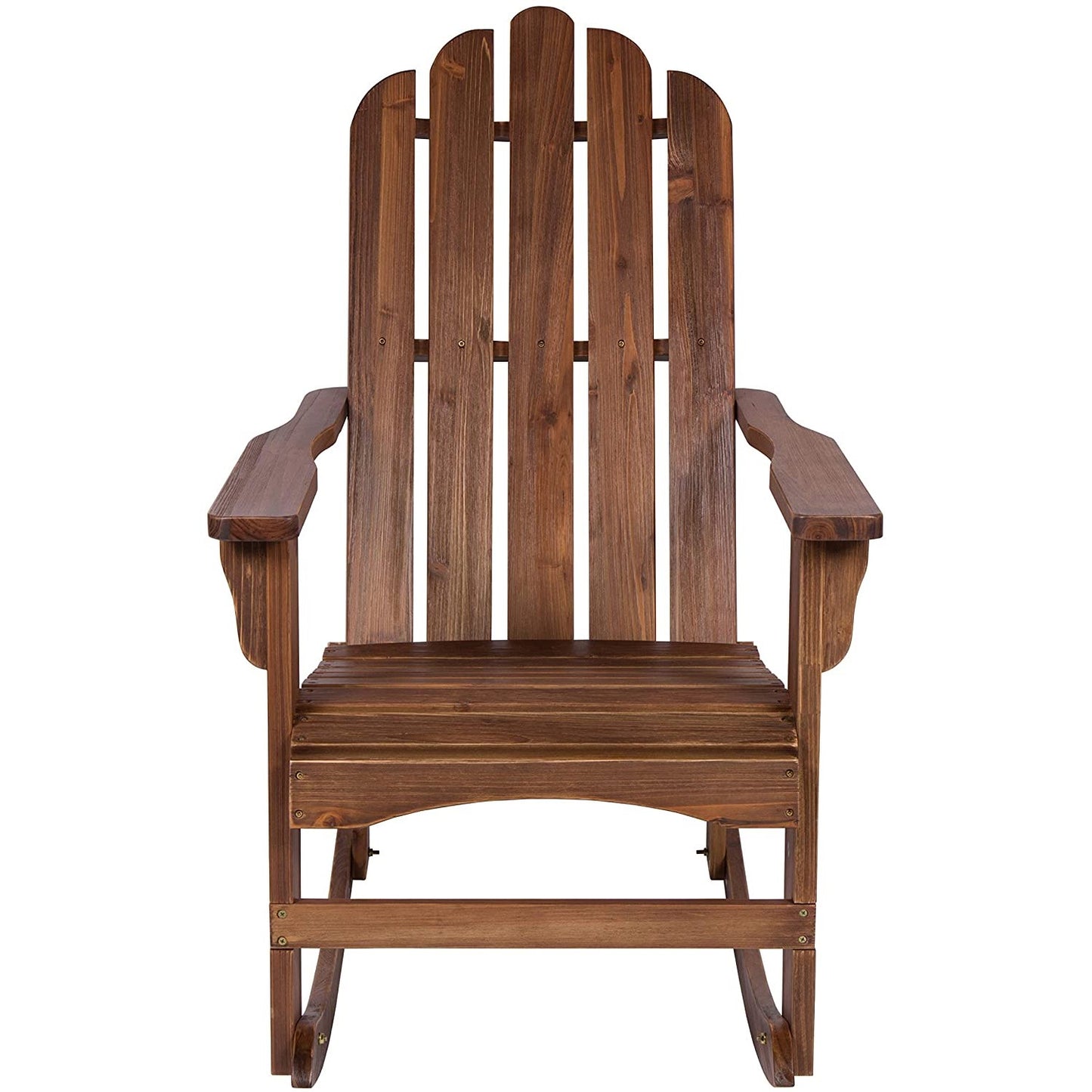 Patio Watcher Poly Lumber Classic Rocking Adirondack Chair with Cup Holder
