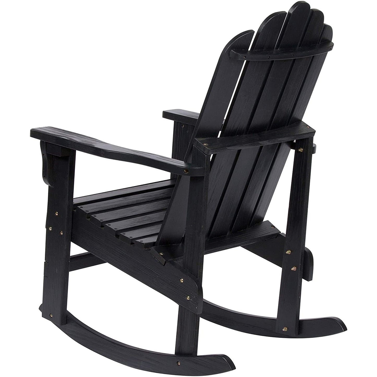 Patio Watcher Poly Lumber Classic Rocking Adirondack Chair with Cup Holder