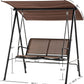 Patio Watcher 2-Seat Patio Swing Chair with Adjustable Canopy Outdoor