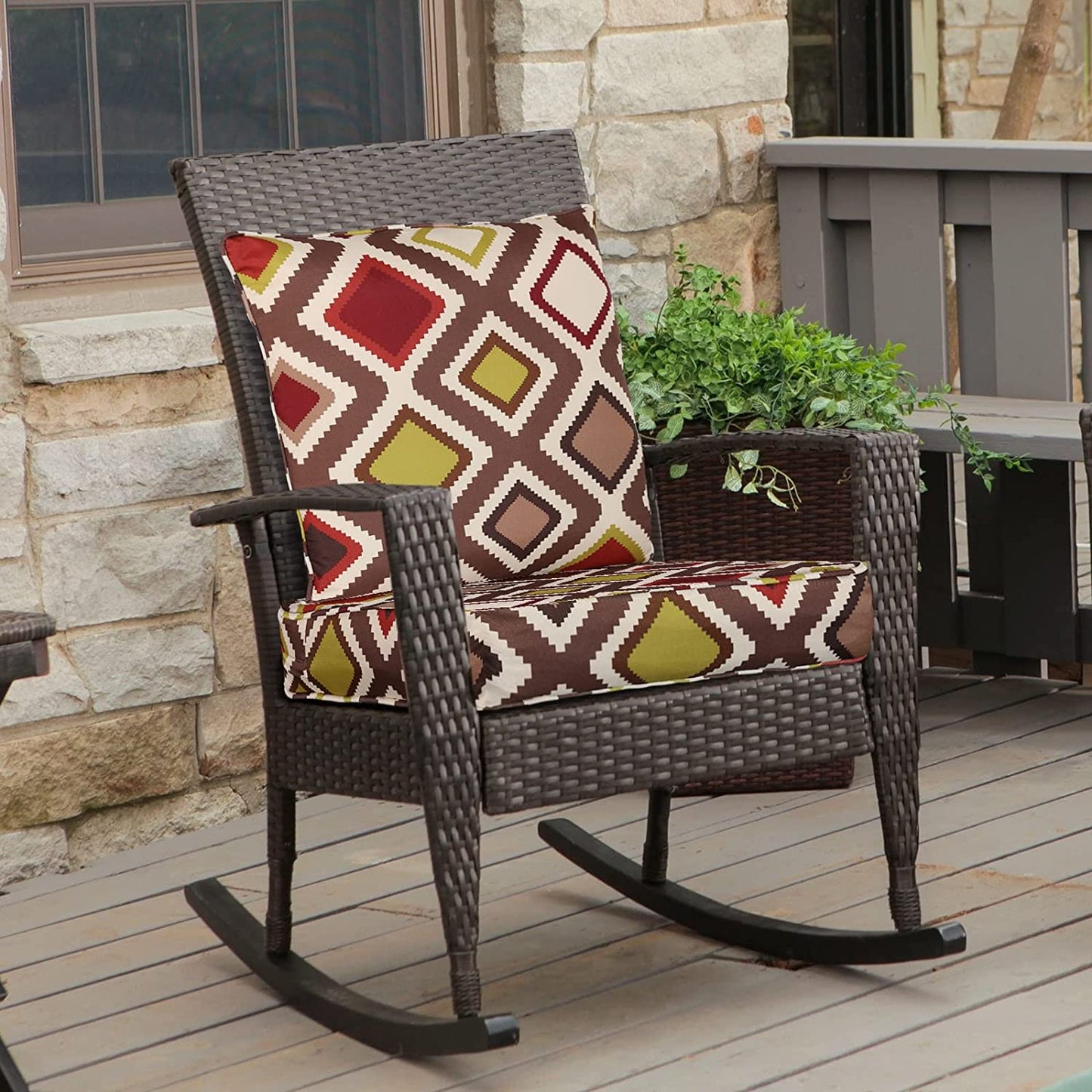 Patio Watcher Sofa Cushion Multicolor