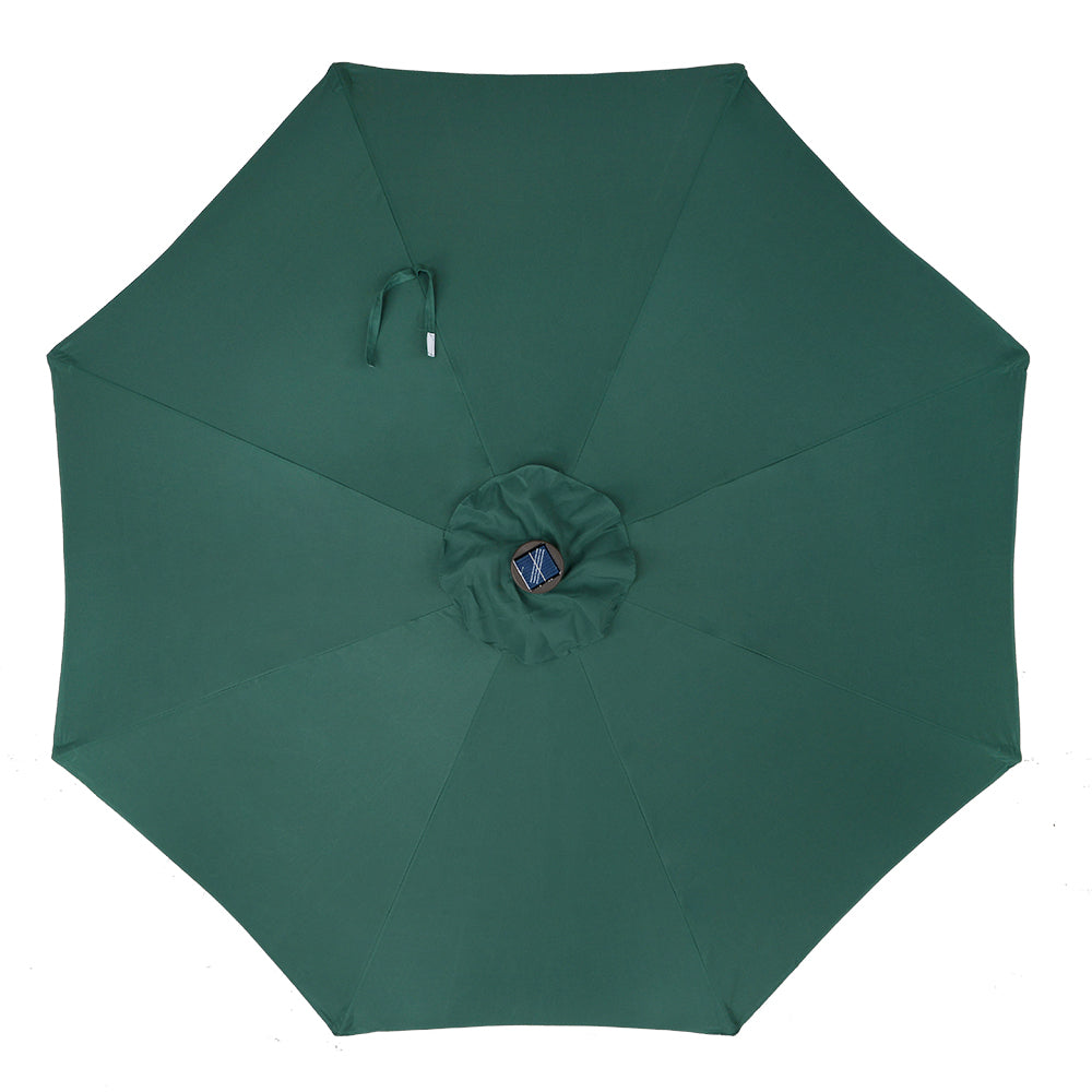 Patio Watcher 9-FT Solar Umbrella