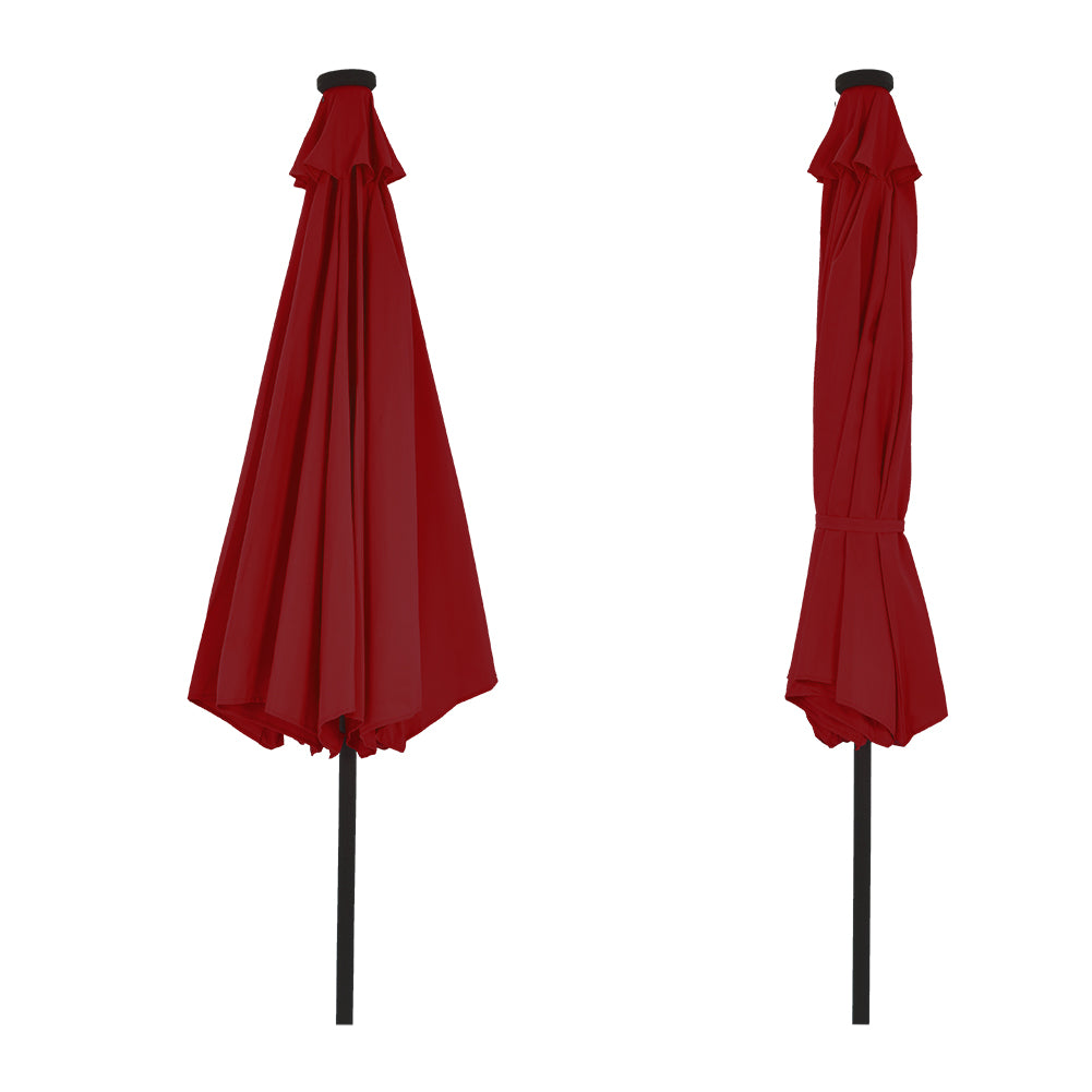 Patio Watcher 9-FT Solar Umbrella