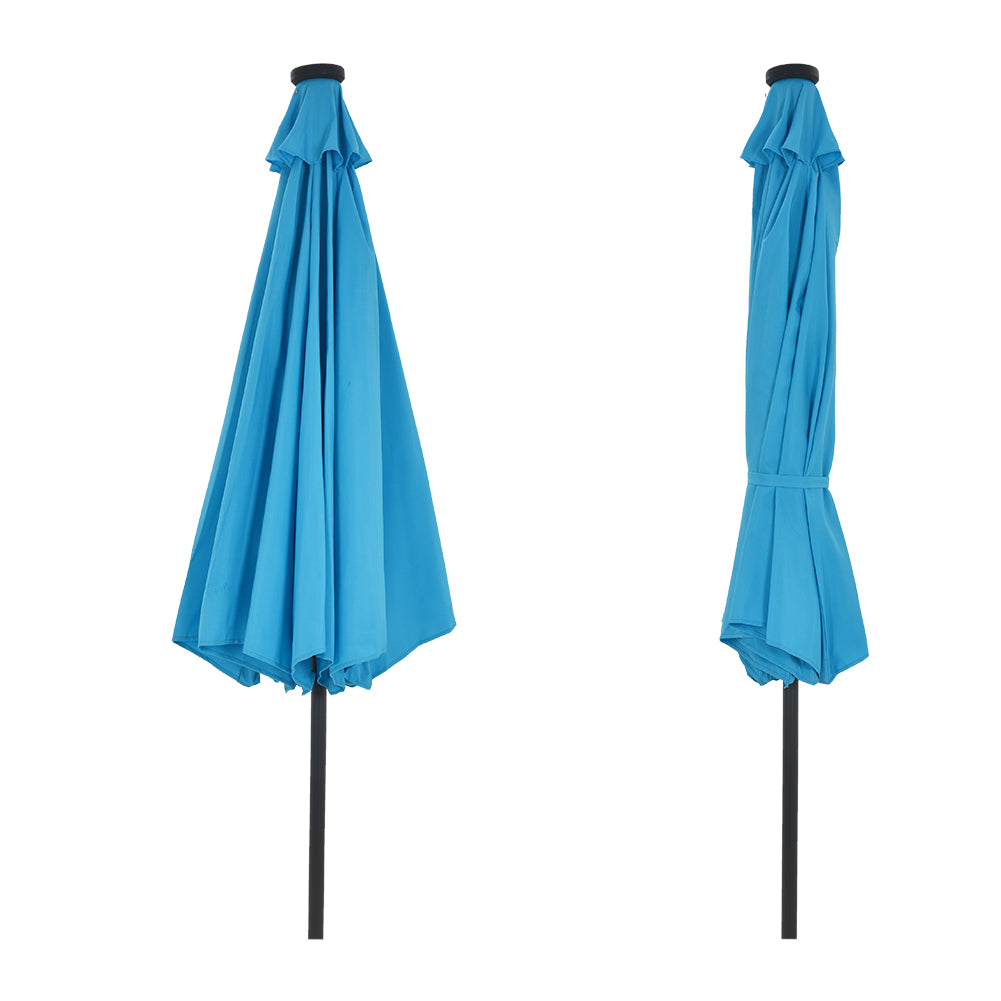 Patio Watcher 9-FT Solar Umbrella