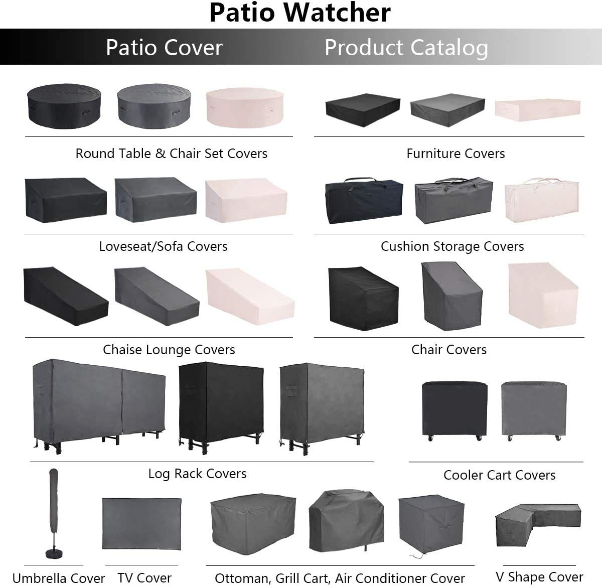 Patio watcher square table cover