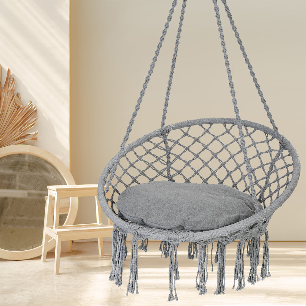 Patio watcher patio swings rope round chair