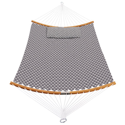 Patio watcher bend  hammock jacquard with bamboo