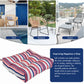 Patio Watcher Patio/Outdoor/Indoor Square Cushion for Patio Furniture
