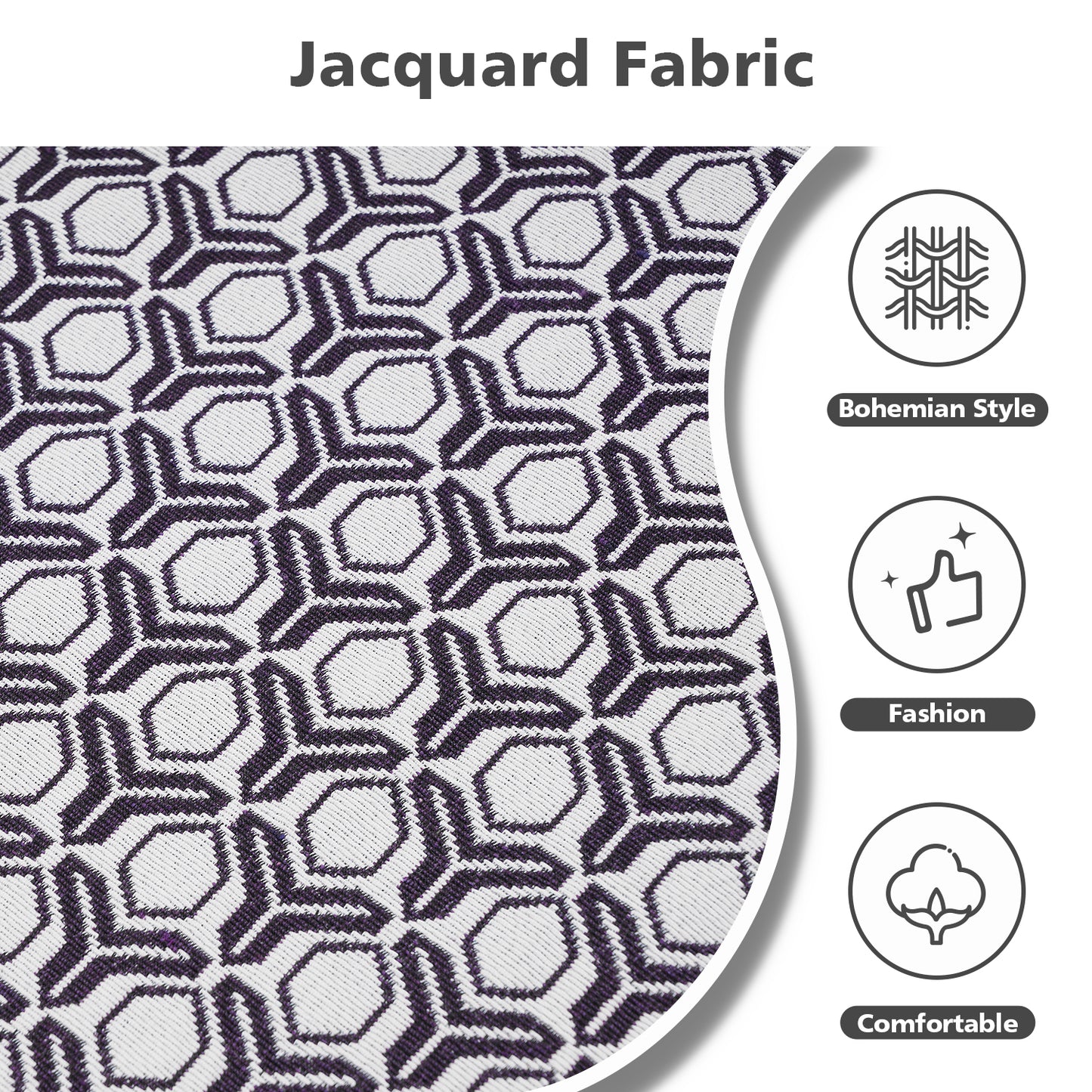 Patio watcher bend  hammock jacquard with bamboo