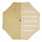 Patio Watcher 10-FT Patio Umbrella Outdoor Umbrella