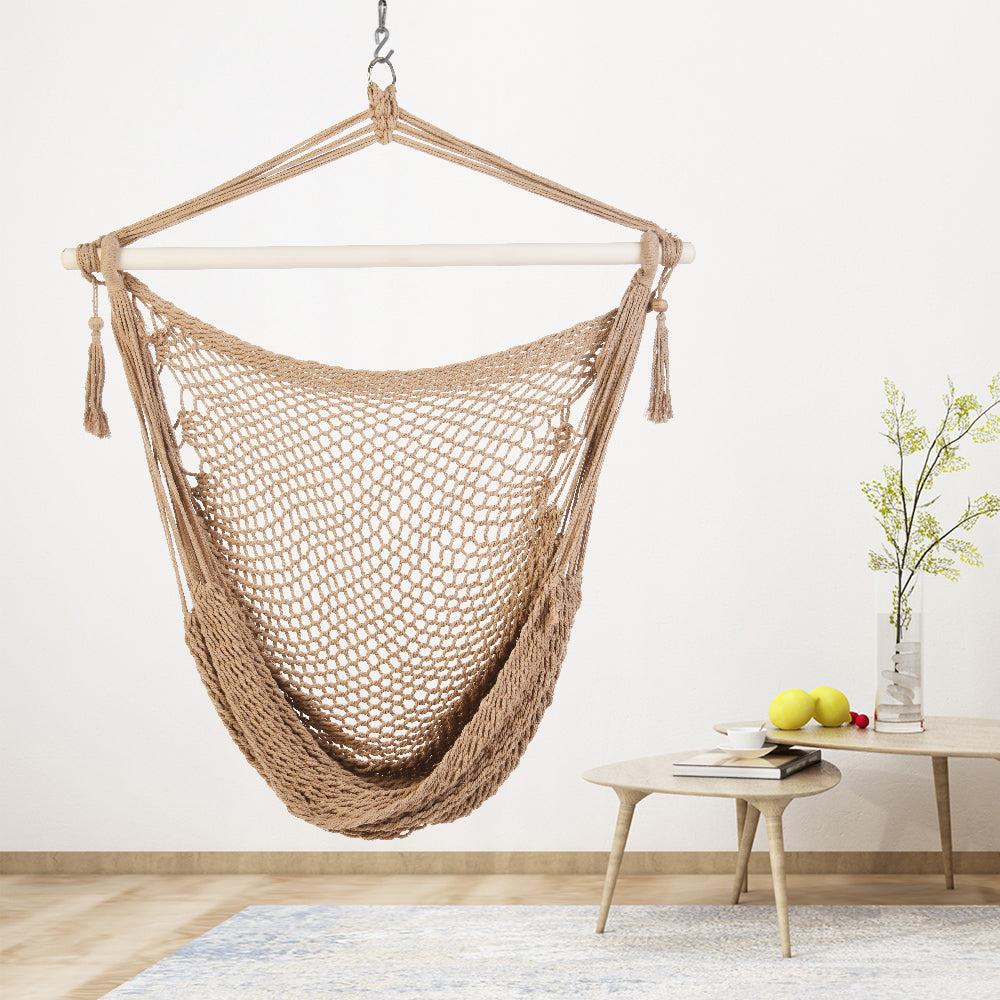 Patio Watcher patio hanging swing chair with rope