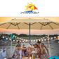 Patio Watcher 15-FT Patio Double Sided Umbrella