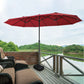 Patio Watcher 15-FT Patio Double Sided Umbrella