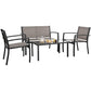 Patio Watcher 4 Pieces Patio Furniture Set Teslin Outdoor Garden Patio Conversation Sets