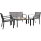 Patio Watcher 4 Pieces Patio Furniture Set Teslin Outdoor Garden Patio Conversation Sets