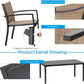 Patio Watcher 4 Pieces Patio Furniture Set Teslin Outdoor Garden Patio Conversation Sets