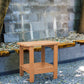 Patio Watcher Outdoor Rectangular Adirondack Side Table, Weather Resistant Poly Lumber End Table