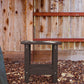 Patio Watcher Outdoor Rectangular Adirondack Side Table, Weather Resistant Poly Lumber End Table