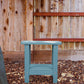 Patio Watcher Outdoor Rectangular Adirondack Side Table, Weather Resistant Poly Lumber End Table