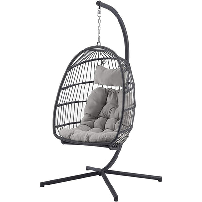 Patio watcher patio hanging egg chair