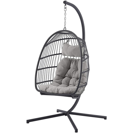 Patio watcher patio hanging egg chair