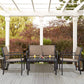 Patio Watcher 4 Pieces Patio Furniture Set Teslin Outdoor Garden Patio Conversation Sets