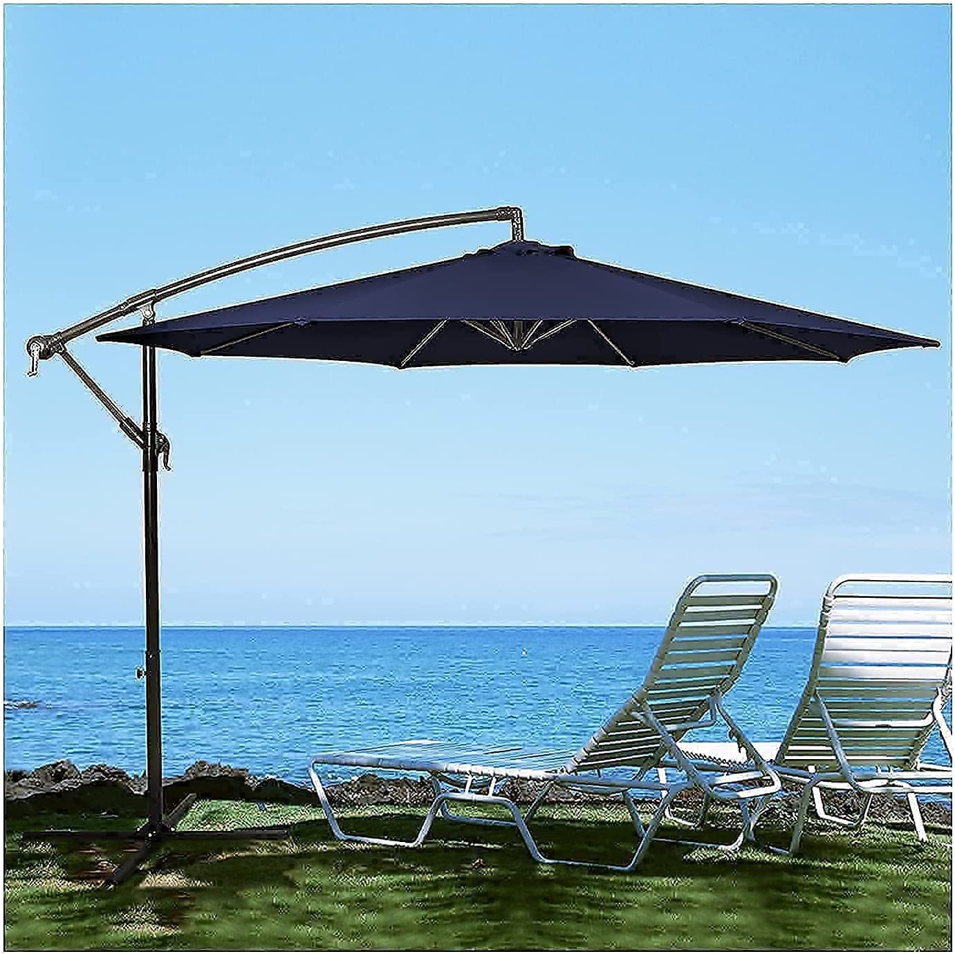 Patio Watcher 10-FT Cantilever Umbrella