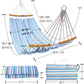 Patio watcher bend hammock jacquard with polyester
