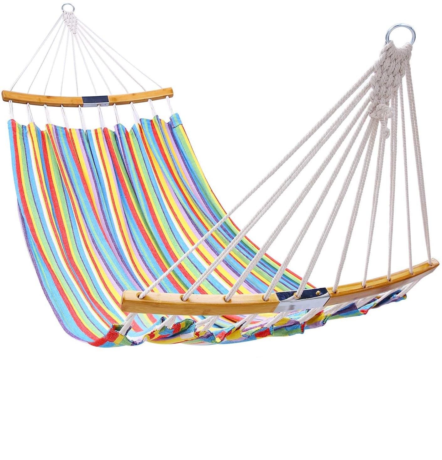 Patio watcher bend hammock jacquard with polyester