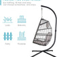 Patio watcher patio hanging egg chair