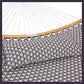 Patio watcher bend  hammock jacquard with bamboo