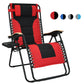 Patio Watcher Oversized Quilted Zero Gravity Chair Folding Recliner Chair