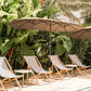 Patio Watcher 15-FT Patio Double Sided Umbrella