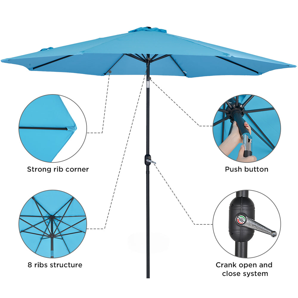 Patio Watcher 11-FT Patio Umbrella Outdoor Umbrella