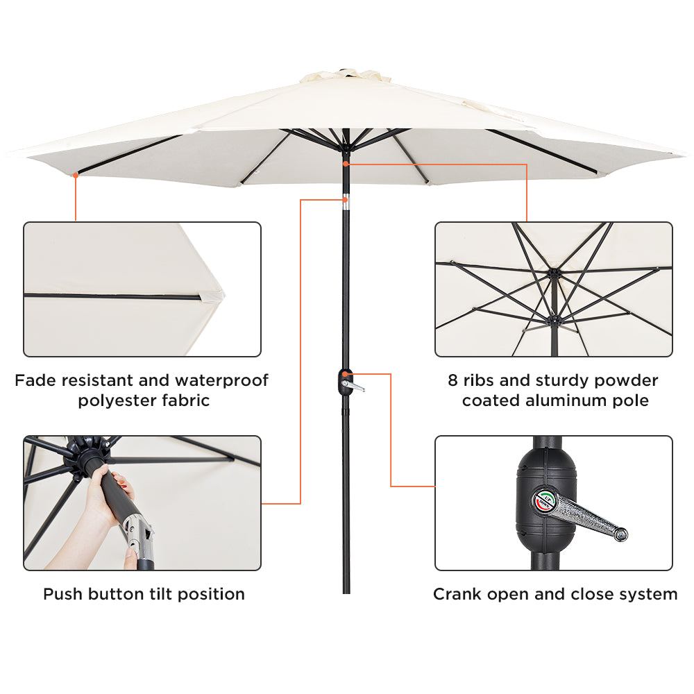 Patio Watcher 11-FT Patio Umbrella Outdoor Umbrella