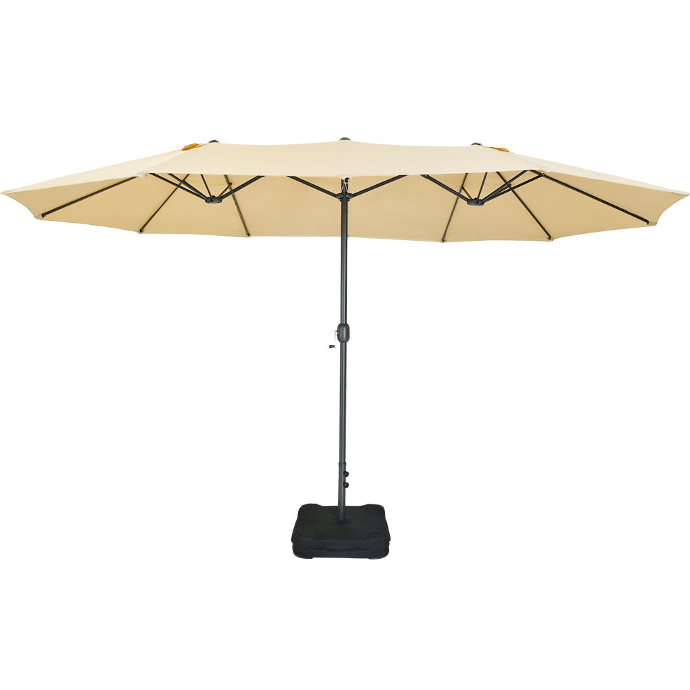 Patio Watcher 15-FT Patio Double Sided Umbrella