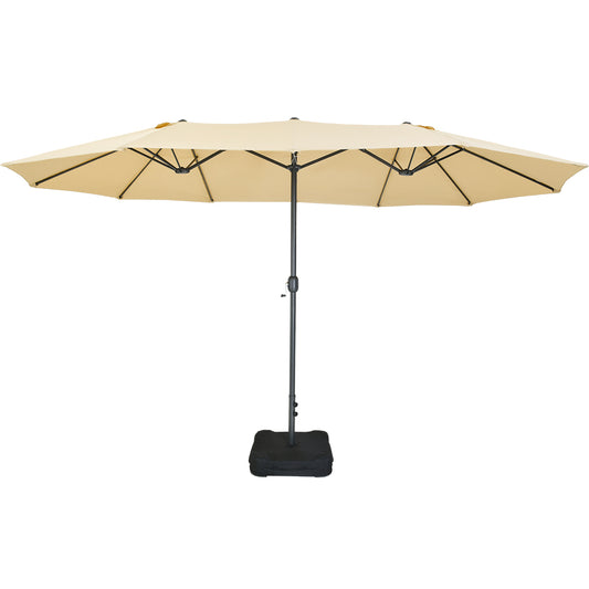 Patio Watcher 15-FT Patio Double Sided Umbrella
