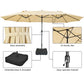Patio Watcher 15-FT Patio Double Sided Umbrella
