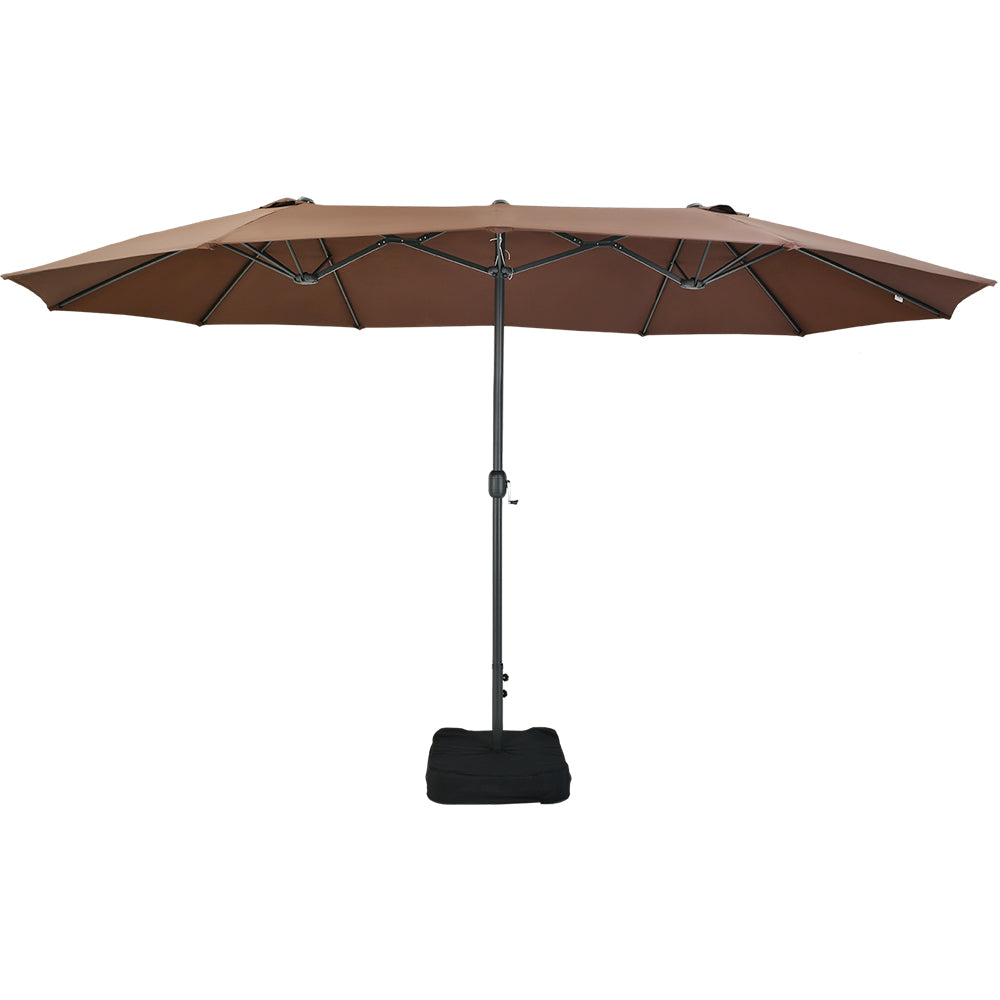 Patio Watcher 15-FT Patio Double Sided Umbrella