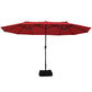 Patio Watcher 15-FT Patio Double Sided Umbrella