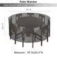 Patio watcher round table cover
