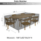 Patio watcher square table cover